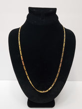Load image into Gallery viewer, 18K ITALIAN GOLD PLATED TINY FIGARO 24" NECKLACE