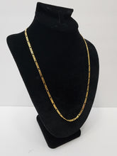 Load image into Gallery viewer, 18K ITALIAN GOLD PLATED TINY FIGARO 24" NECKLACE
