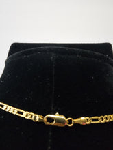 Load image into Gallery viewer, 18K ITALIAN GOLD PLATED TINY FIGARO 24" NECKLACE