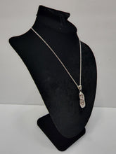 Load image into Gallery viewer, 18K ITALIAN WHITE GOLD PLATED SMALL PEANUT PENDANT & NECKLACE