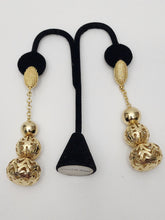 Load image into Gallery viewer, 18K Gold Plated 3 Balls Drop Earring