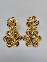 Load image into Gallery viewer, 18K Gold Plated Bold Light weight Drop Earring