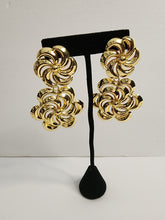 Load image into Gallery viewer, 18K Gold Plated Bold Light weight Drop Earring