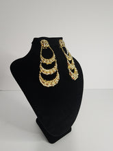 Load image into Gallery viewer, 18K Gold Plated Long 3 Steps Earring