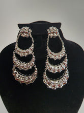 Load image into Gallery viewer, 18K White Gold Plated Long Earring