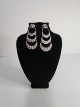 Load image into Gallery viewer, 18K White Gold Plated Long Earring