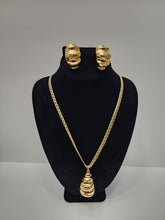 Load image into Gallery viewer, 18K Italian Gold Plated Curved Set
