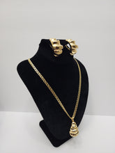 Load image into Gallery viewer, 18K Italian Gold Plated Curved Set