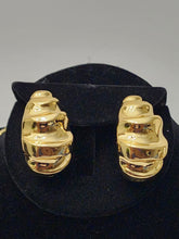 Load image into Gallery viewer, 18K Italian Gold Plated Curved Set