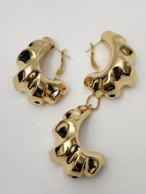 Load image into Gallery viewer, 18K Italian Gold Plated Curved Set