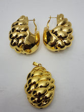 Load image into Gallery viewer, 18K Italian Gold Plated Chunky Set