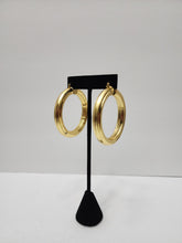 Load image into Gallery viewer, 18K Italian Gold Plated Hoop Chunky Earring