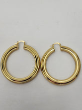Load image into Gallery viewer, 18K Italian Gold Plated Hoop Chunky Earring