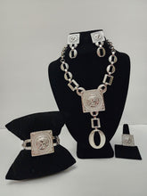 Load image into Gallery viewer, 18K White Gold Plated Party Set