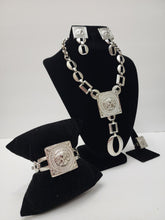 Load image into Gallery viewer, 18K White Gold Plated Party Set