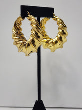 Load image into Gallery viewer, 18K Gold Plated Chunky Twisted Earring