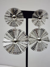 Load image into Gallery viewer, 18K White Gold Plated Drop Earring