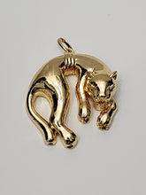 Load image into Gallery viewer, 18K Italian Gold Plated Lion Pendant