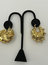 Load image into Gallery viewer, 18K BRAZILIAN GOLD PLATED CHUNKY HOOP EARRINGS