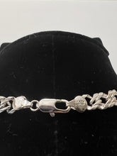Load image into Gallery viewer, 18K ITALIAN WHITE GOLD PLATED WEAVE THICK CHAIN NECKLACE