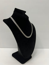 Load image into Gallery viewer, 18K ITALIAN WHITE GOLD PLATED WEAVE THICK CHAIN NECKLACE
