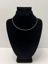 Load image into Gallery viewer, 18K WHITE GOLD PLATED CORD NECKLACE