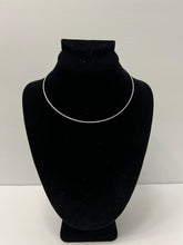 Load image into Gallery viewer, 18K WHITE GOLD PLATED CORD NECKLACE