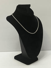 Load image into Gallery viewer, 18K WHITE GOLD PLATED MESH CHOCKER NECKLACE