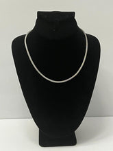Load image into Gallery viewer, 18K WHITE GOLD PLATED MESH CHOCKER NECKLACE