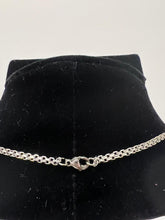 Load image into Gallery viewer, 18K ITALIAN WHITE GOLD PLATED MESH NECKLACE