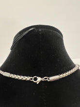 Load image into Gallery viewer, 18K WHITE GOLD PLATED STAINLESS STEEL UNISEX NECKLACE