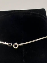 Load image into Gallery viewer, 18K ITALIAN WHITE GOLD PLATED THIN RAZOR NECKLACE