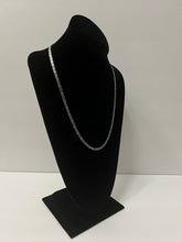 Load image into Gallery viewer, 18K WHITE GOLD PLATED RAZOR BLADE NECKLACE