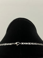 Load image into Gallery viewer, 18K WHITE GOLD PLATED RAZOR BLADE NECKLACE