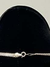 Load image into Gallery viewer, 18K ITALIAN WHITE GOLD PLATED MESH NECKLACE