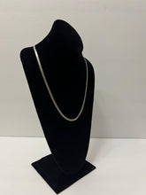 Load image into Gallery viewer, 18K ITALIAN WHITE GOLD PLATED MESH NECKLACE