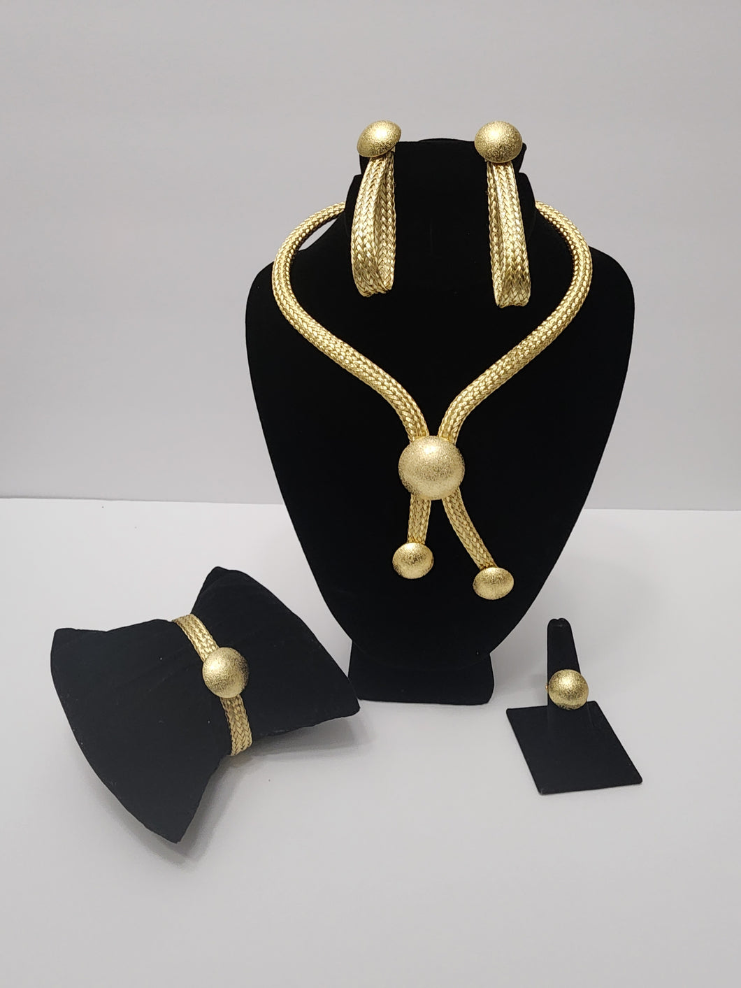 18K Brazilian Gold Plated 4 in 1 Set