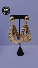 Load and play video in Gallery viewer, 18K Gold Plated Bold Drop Earring

