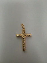 Load image into Gallery viewer, 18K Gold Plated Simple Cross Pendant
