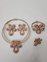 Load image into Gallery viewer, 18K Gold Plated 2 Tone 4 in 1 Party Set
