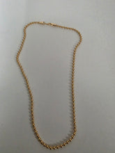 Load image into Gallery viewer, 18K Gold Plated Simple 18" Tiny Balls "Diamondcut"

