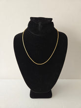 Load image into Gallery viewer, 18K Italian Gold Plated Short Thin Necklace
