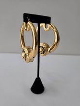 Load image into Gallery viewer, 18K Gold Plated Bold Hoop Earring
