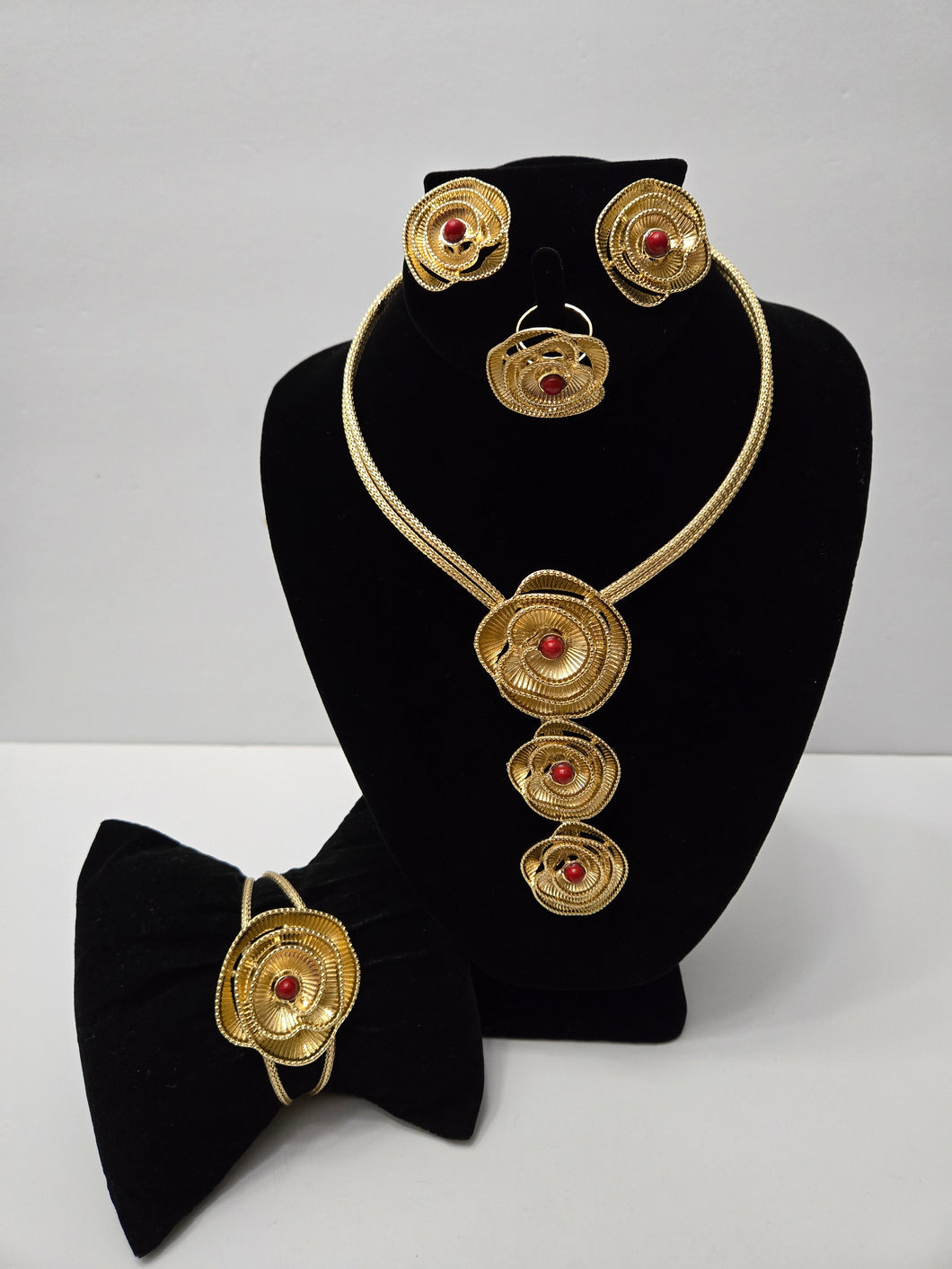 18K Brazilian Gold Plated 4 in 1 Set