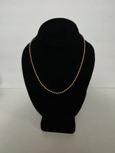 Load image into Gallery viewer, 18K Gold Plated Simple 18" Tiny Balls "Diamondcut"
