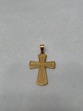 Load image into Gallery viewer, 18K GOLD PLATED  CROSS PENDANT
