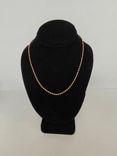 Load image into Gallery viewer, 18K Gold Plated Simple 18" Tiny Balls "Diamondcut"
