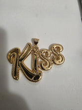 Load image into Gallery viewer, 18K Gold Plated Bold Kiss Pendant
