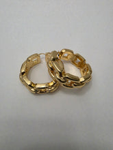 Load image into Gallery viewer, 18K Gold Plated Bold Hoop Earring
