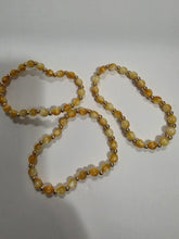 Load image into Gallery viewer, 3 in 1 Yellow Beaded Elastic Bracelet
